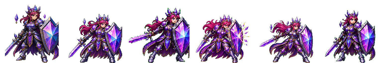 Mirrorglass attack sprite sheet